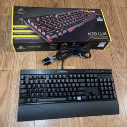 K70 Lux Mechanical Keyboard Practically New 