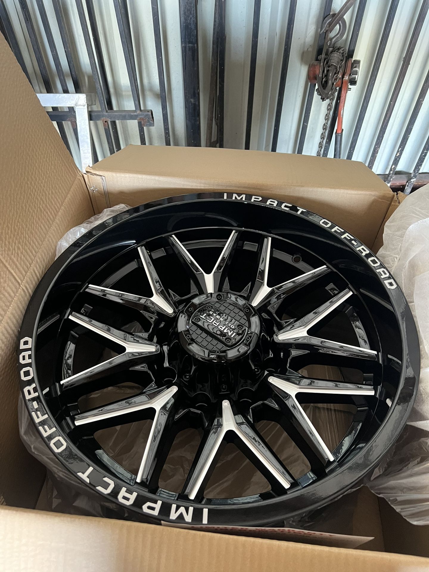 Two Impacted Rims 20 inch impact off road rims for Sale in Dallas, TX - OfferUp