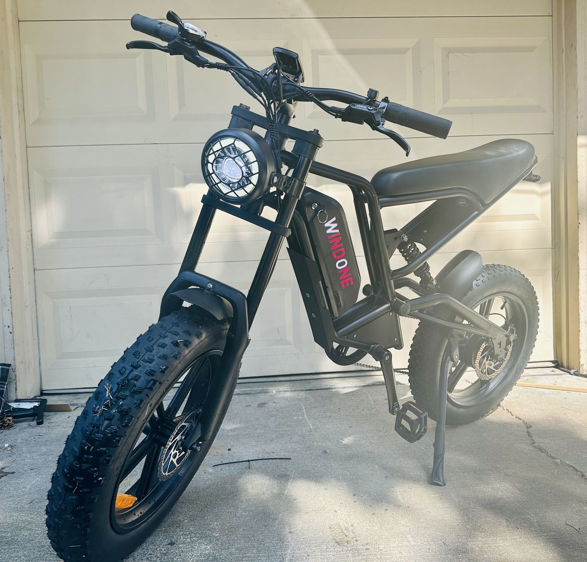 WINDONE E2 FAT TIRE OFF-ROAD Electric Bike Ebike