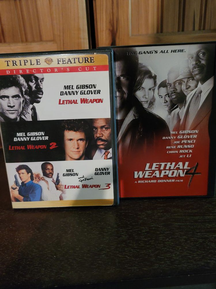 Lethal weapon DVD movie collection