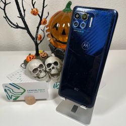 2020 Motorola One 5g UW Unlocked 128gb Back Cracked but Fully Functional #0341