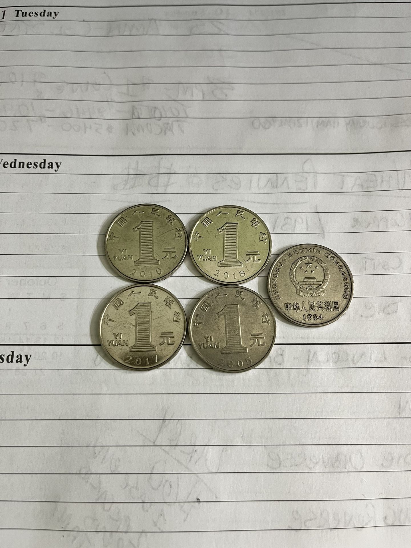 1(contact info removed) China 1Yuan Coin
