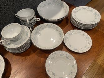 Mikasa Chalfonte pattern number 9345 fine china collection.