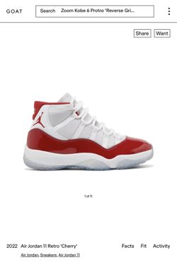 Cherry 11’s JORDANS