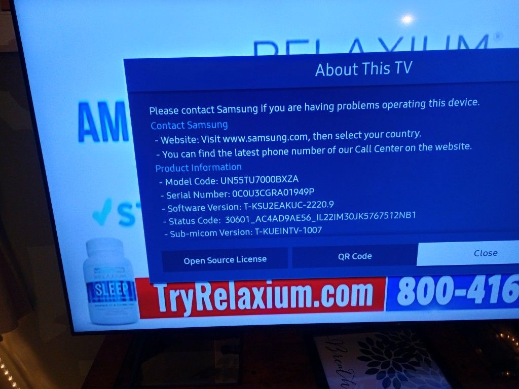 LG Smart TV 55"  TU7000 55