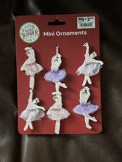 New Winter Wonder Lane Mini Ornaments Ballerina