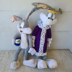 Rare Bugs Bunny Looney Tunes Giant Plush