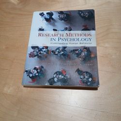 Research Methods in Psychology: Investigating Human Behavior by Nestor, Paul G.