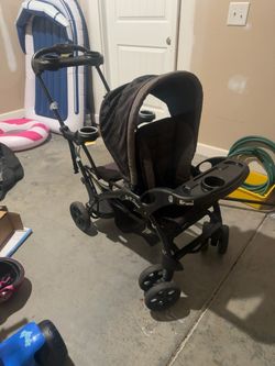 Baby Trend Double Stroller with Travel Bag