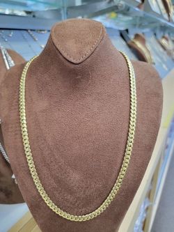 Gold chain 14kt Chain,24inch,7mm #28778 