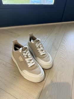 Christian Louboutin Simperiu Flat Calf Gomme/Toile Sneakers