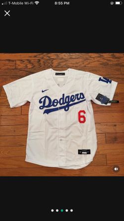 White Los Angeles Dodgers HS Kim jersey