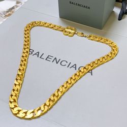 Balenciaga golden necklace