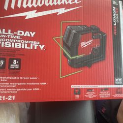 Milwaukee Laser Battery  & Charger 