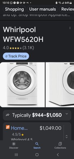 Whirlpool washer.