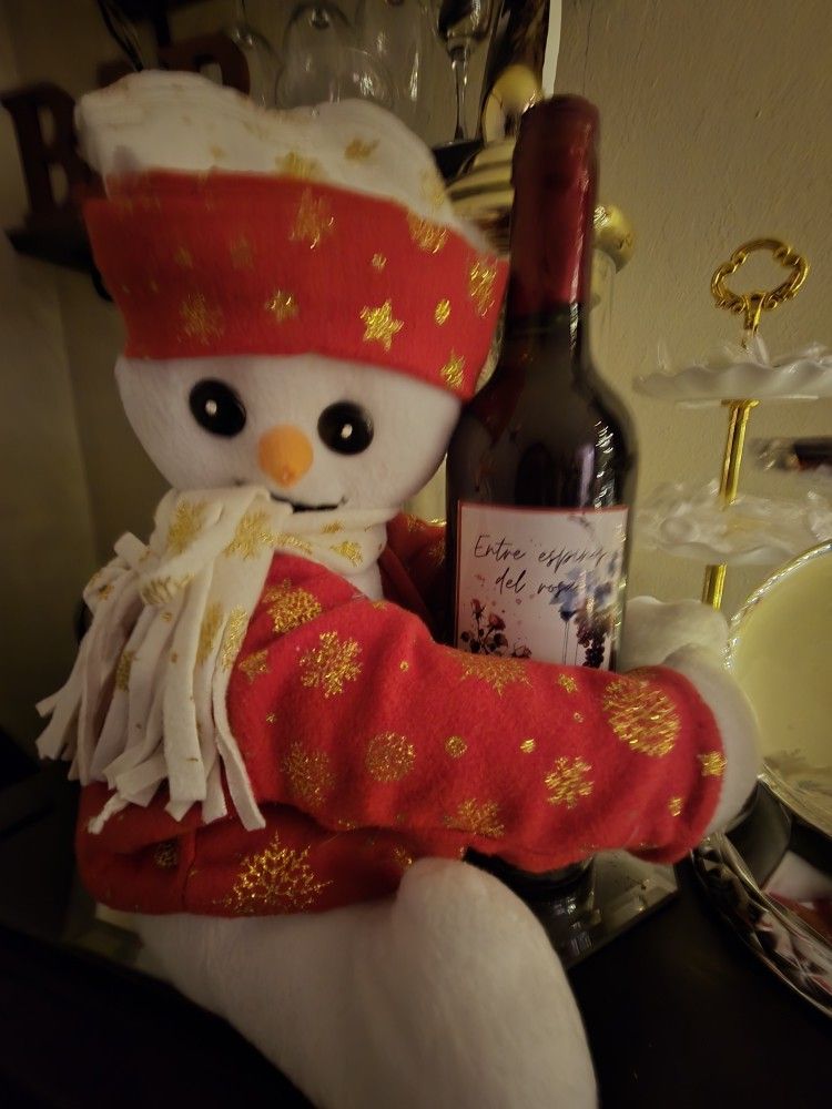 Snowman Bottle Holder