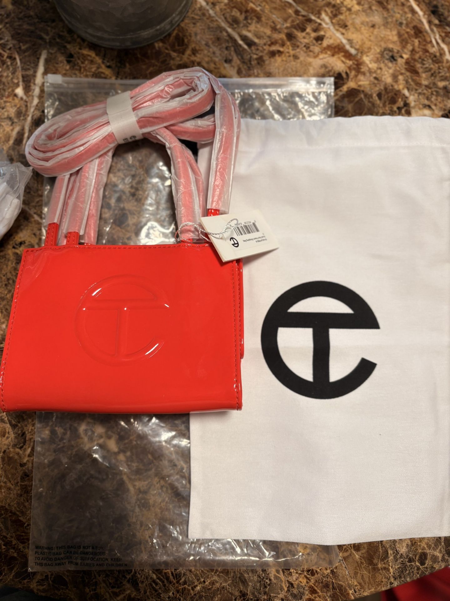 Patent Red Handbag