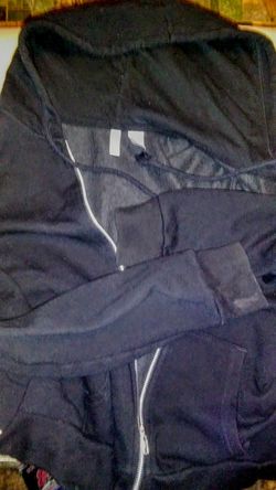 Large black hoodie