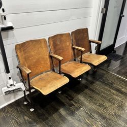 Antique Stadium Chairs