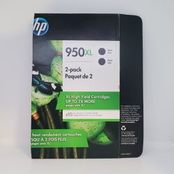 2pk HP 950XL Black Ink 