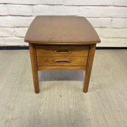 Wood MCM Hammary End Table