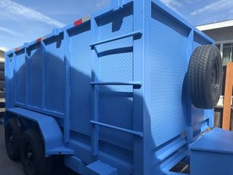 New 8x4x12 Scissor Lift Hydraulic Dump Trailer Fully Loaded 💎