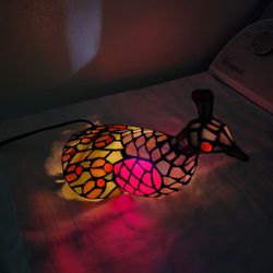 Peacock Lamp 