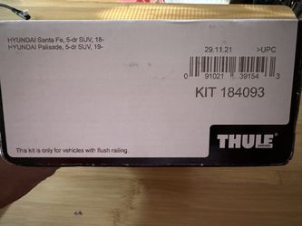Thule Fitment Kit 184093 For Hyundai palisade & Santa Fe
