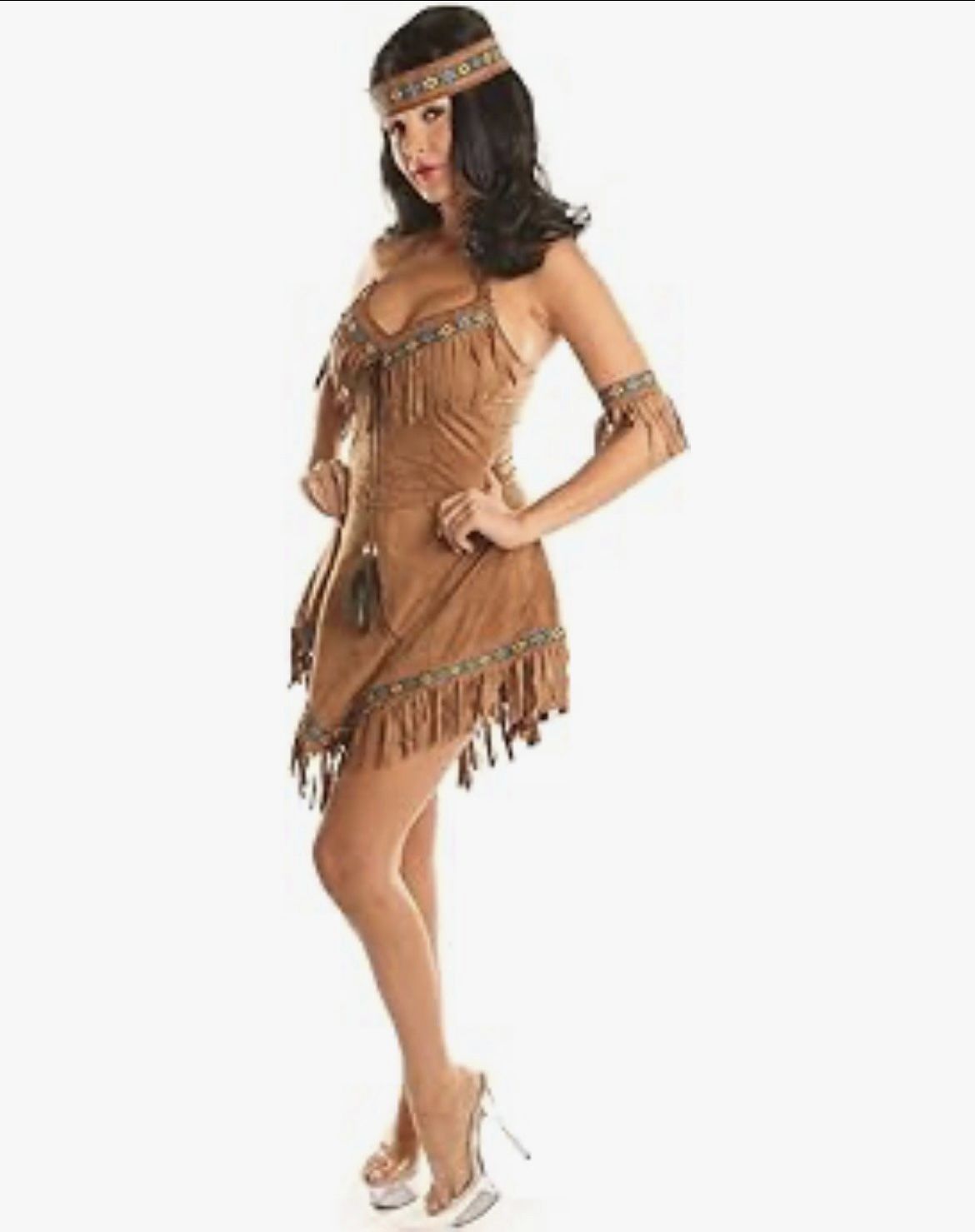Indian Princess Costume for Teen Girl Women Halloween Party Cospaly Suits Small