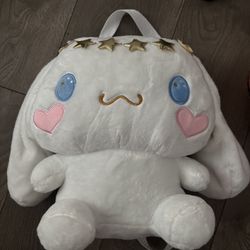 Cinnamon Roll Plushie Backpack