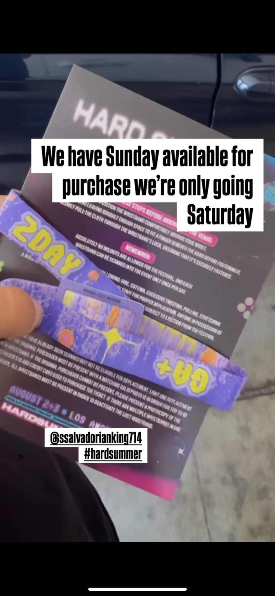 HARD SUMMER GA+ SUNDAY