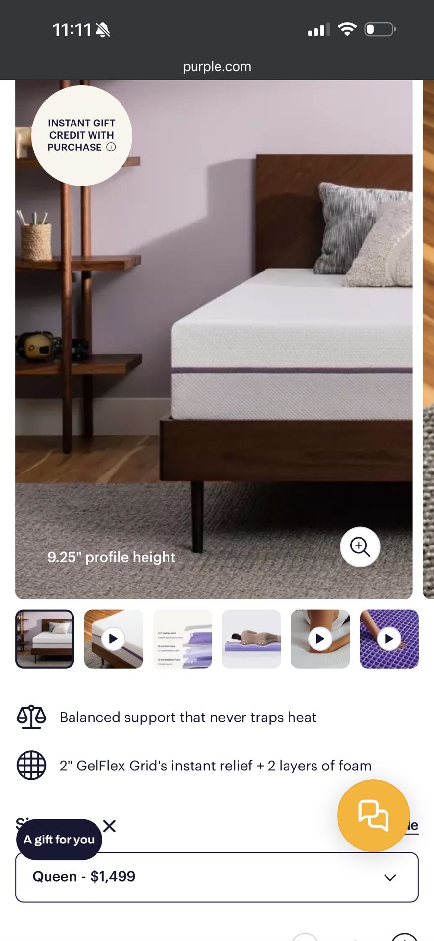 Purple Brand Mattress
