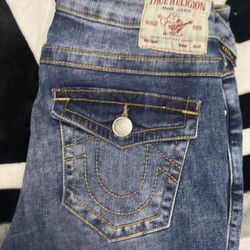 true religion mid rise straight size 27