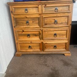 Rustic Dresser Pine Wood Heavy ...