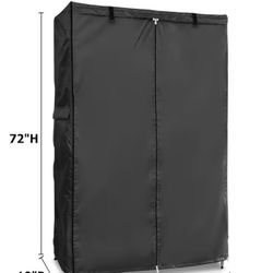 Waterproof Storage Rack Covers for Metal Shelves,Storage Shelf Cover with Zipper for Wire Shlef,48''W x 19''D x 72''H,Black
Amazon's Choice
