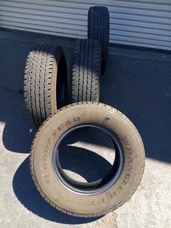 LT225/75R16 Goodyear Wrangler HT Tires (4)