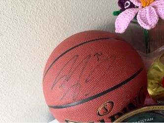 2 Autographed NBA Basketball - Signed by Shaquille O’Neal