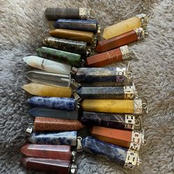 Assorted Stone Point Pendants