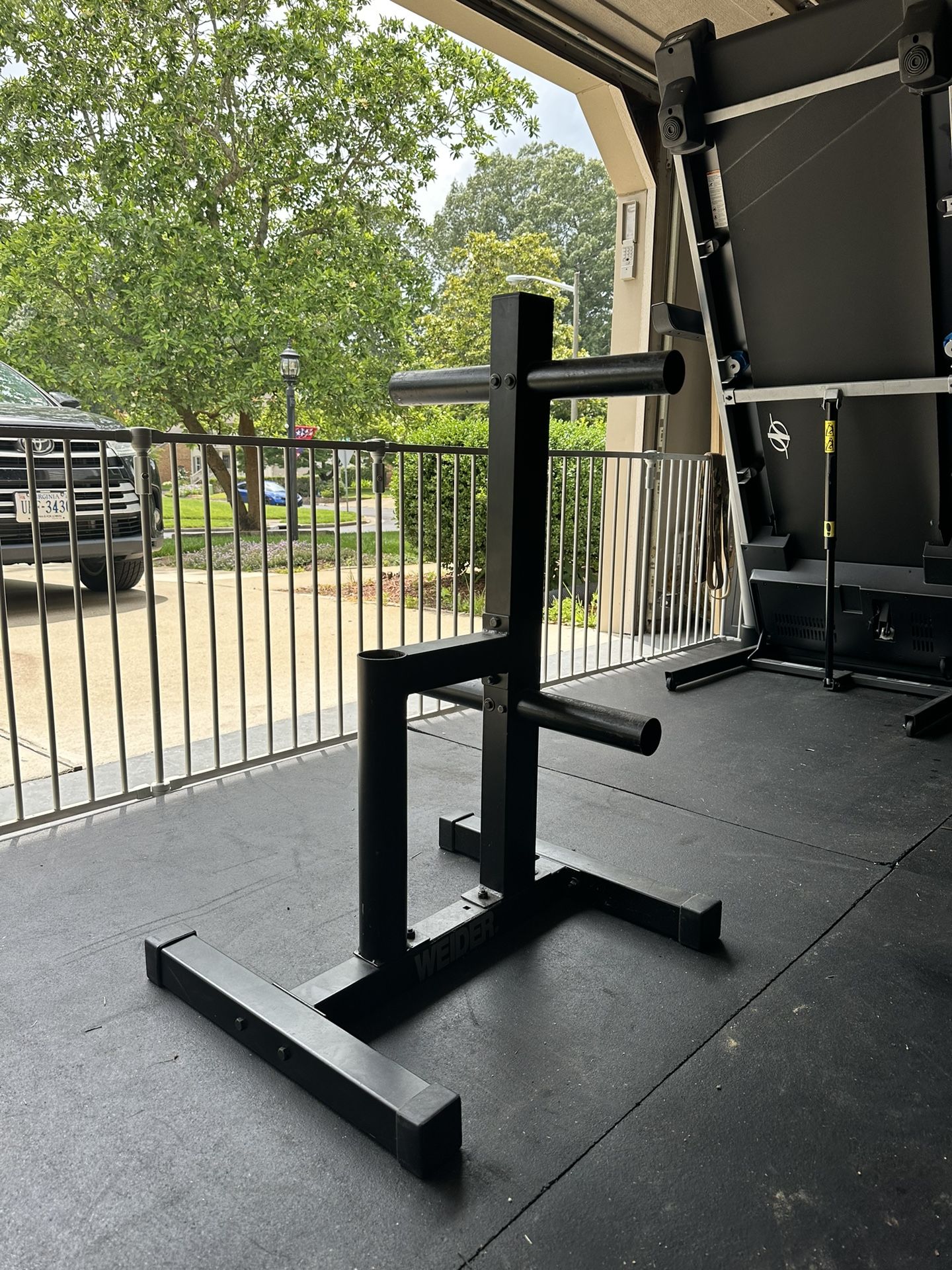 WEIDER - WRACKO11 2” Weight Plate Storage, 4-Peg