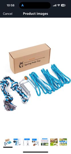 LOOBANI SPRING POLE DOG TOY 