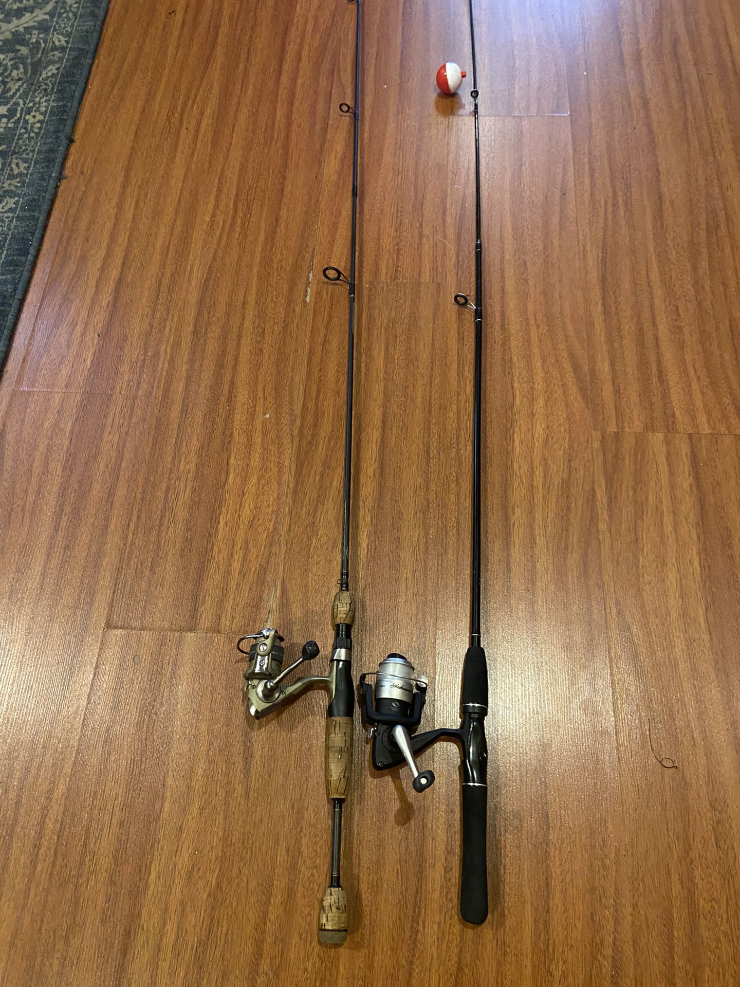 2 combo fishing rods and reels for $70