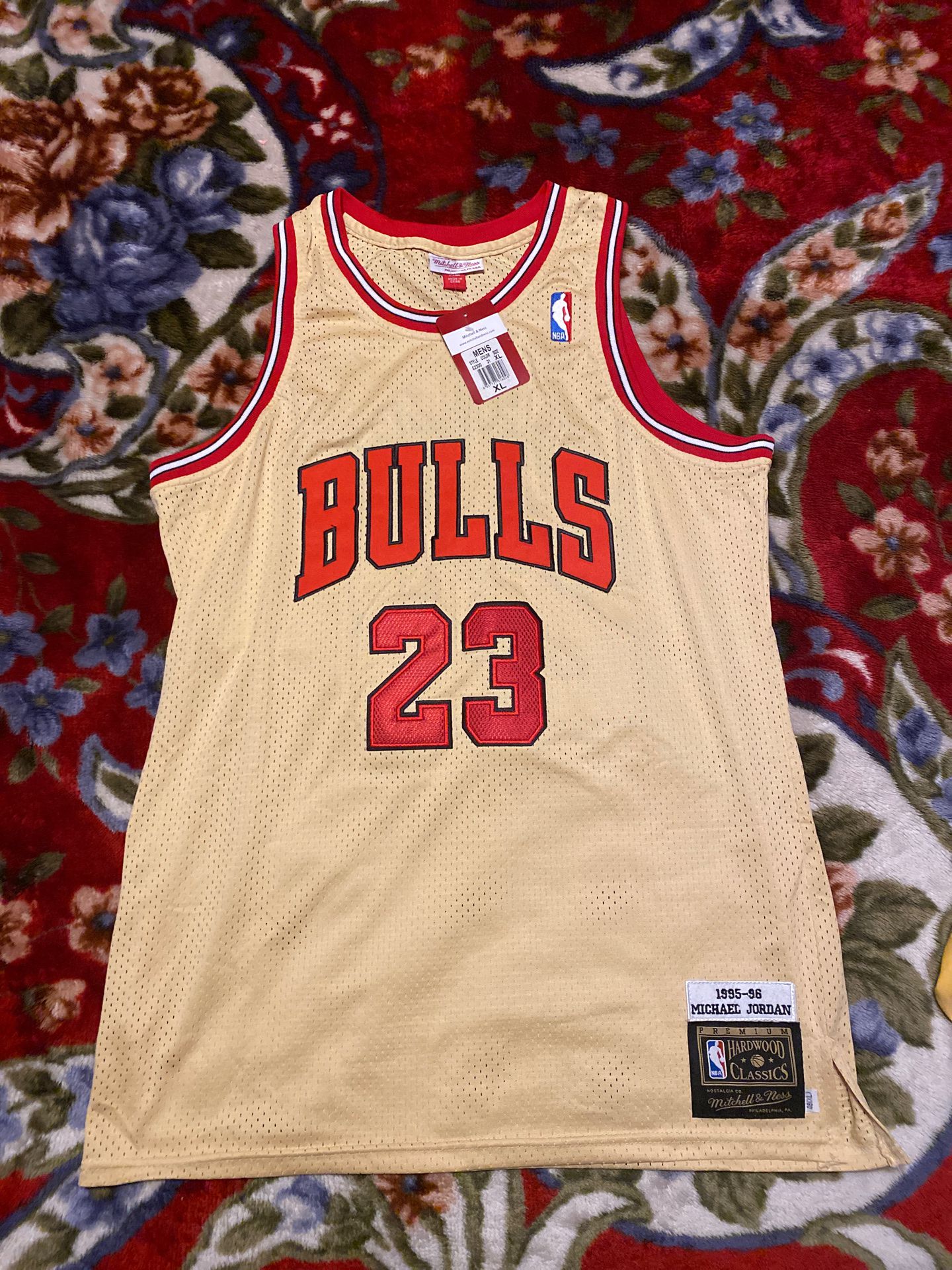 Michael Jordan Chicago Bulls Mitchell & Ness 1995/96 Hardwood