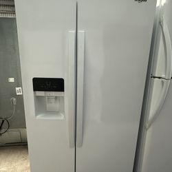 Whirlpool Side By Side Refrigerator 💥Comes With 60 Day Warranty 📍5200 E 10th Ave Tampa Fl 33619📍