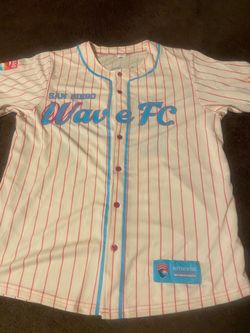 San Diego Wave FC Authentic Baseball Jersey Size Large adult
