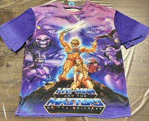 He-Man and The Masters of the Universe T-Shirt Full Print Adult Size 2XL