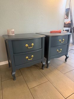 Refinished nightstand set