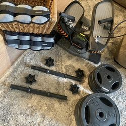 Weight Set With Stepper 