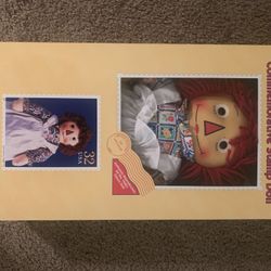 New Applause 1997 Raggedy Ann Commemorative Stamp Doll