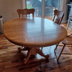 Oak Kitchen Table 4ft