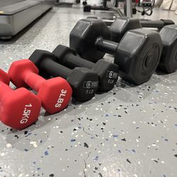 Dumbbell Set - 3lb, 5lb, 10lb Pairs